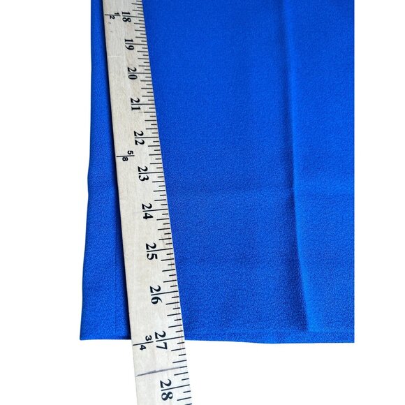 Kasper Womens Plus Size 24W Royal Blue Straight-Leg Pants - Picture 7 of 14